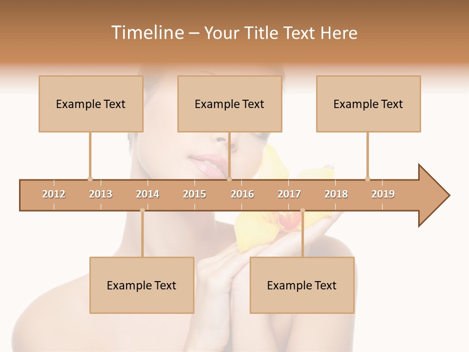 Skincare Care Caucasian PowerPoint Template