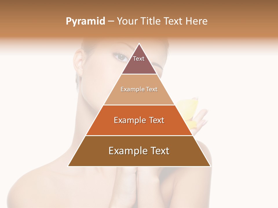 Skincare Care Caucasian PowerPoint Template