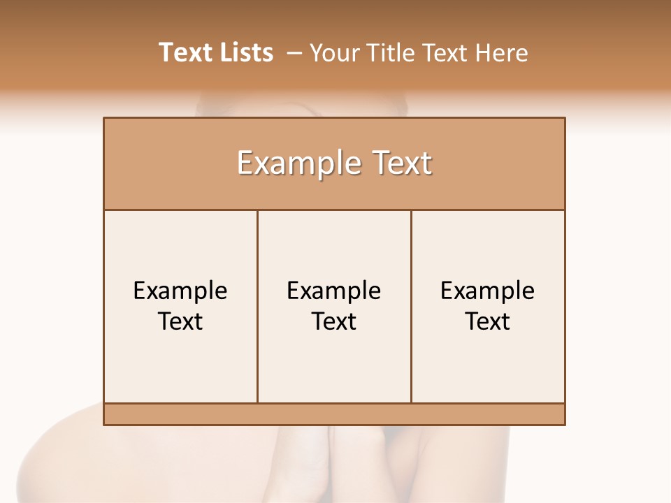 Skincare Care Caucasian PowerPoint Template