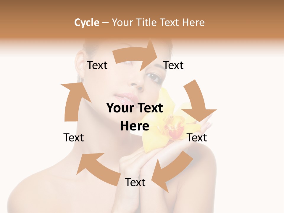 Skincare Care Caucasian PowerPoint Template