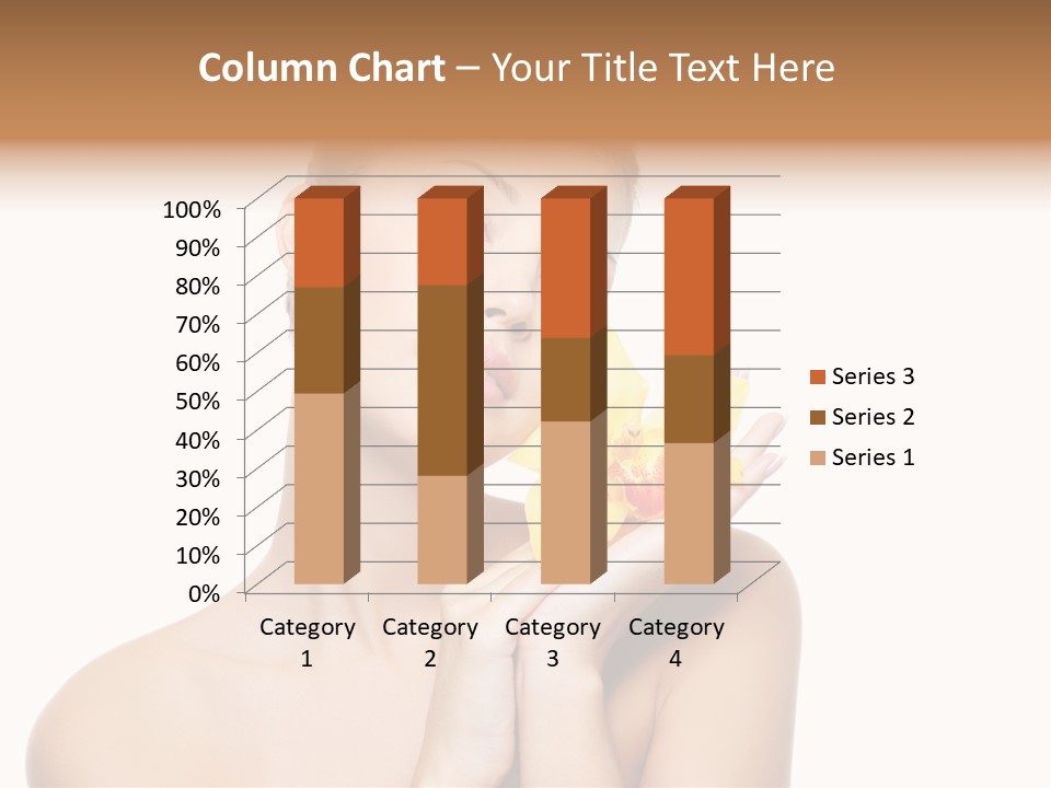 Skincare Care Caucasian PowerPoint Template