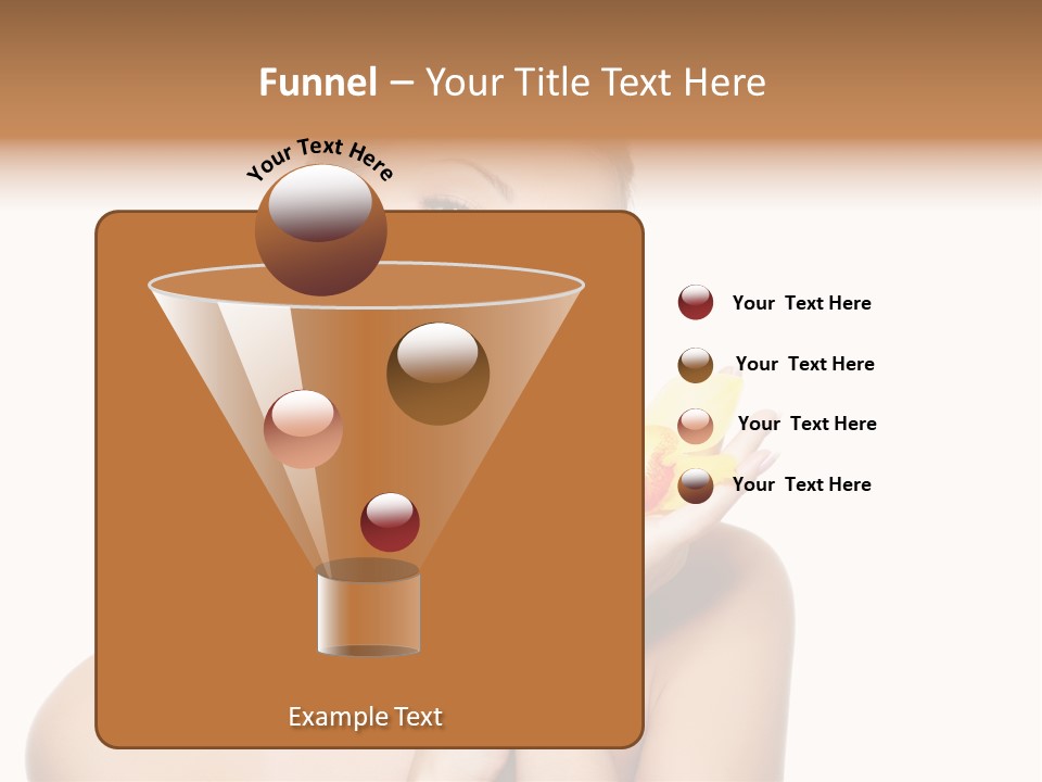 Skincare Care Caucasian PowerPoint Template