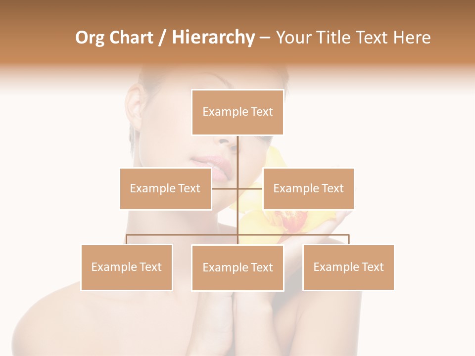 Skincare Care Caucasian PowerPoint Template