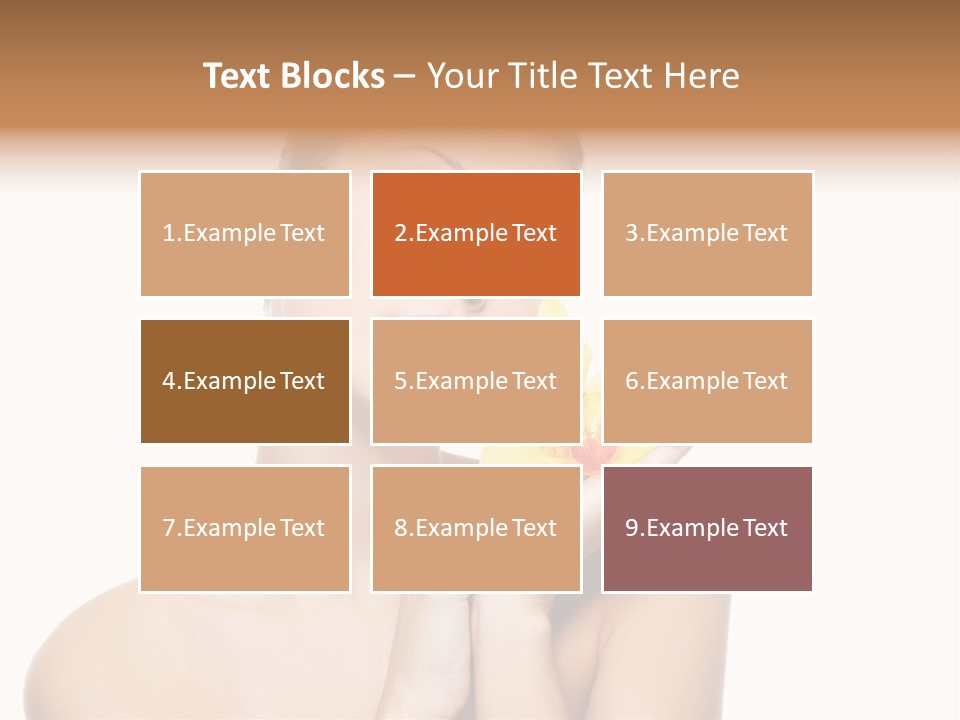 Skincare Care Caucasian PowerPoint Template