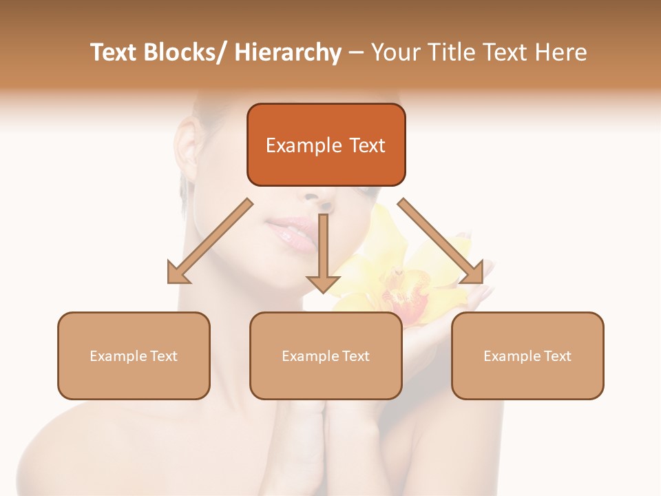 Skincare Care Caucasian PowerPoint Template