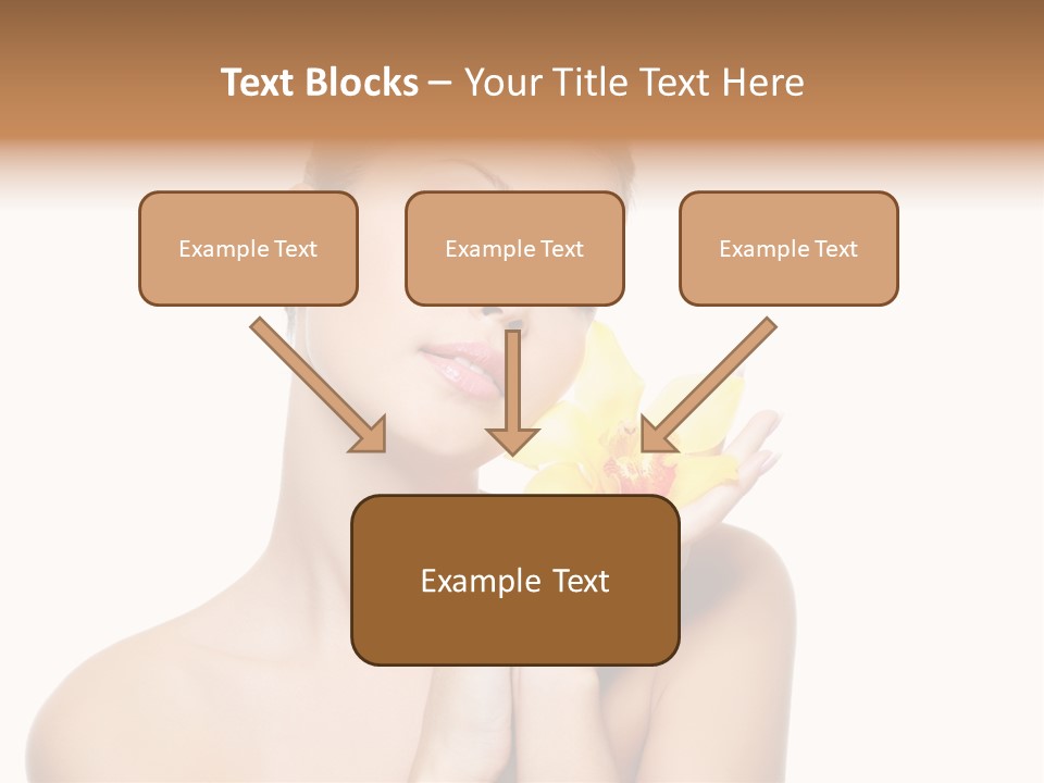 Skincare Care Caucasian PowerPoint Template