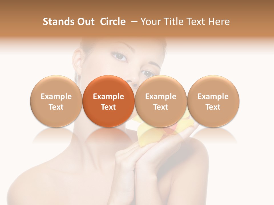 Skincare Care Caucasian PowerPoint Template