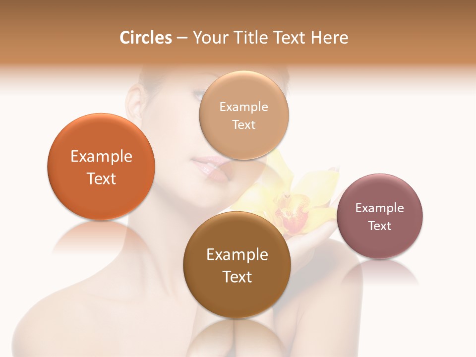 Skincare Care Caucasian PowerPoint Template