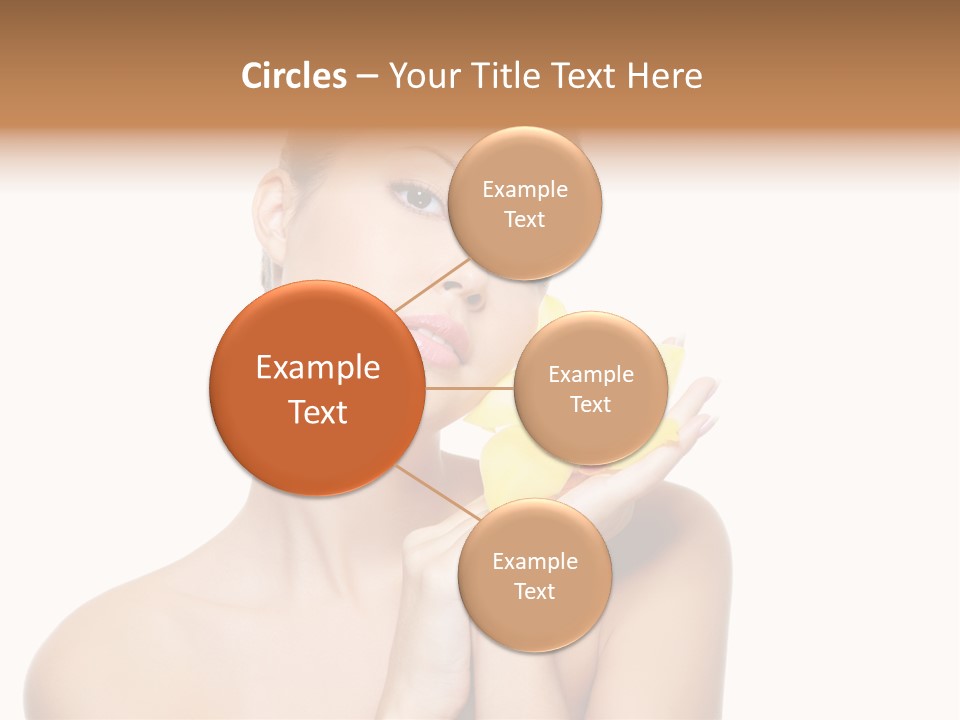 Skincare Care Caucasian PowerPoint Template