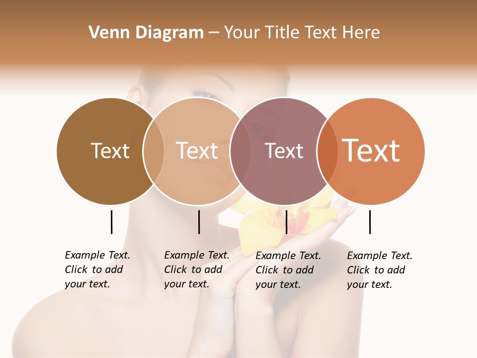 Skincare Care Caucasian PowerPoint Template