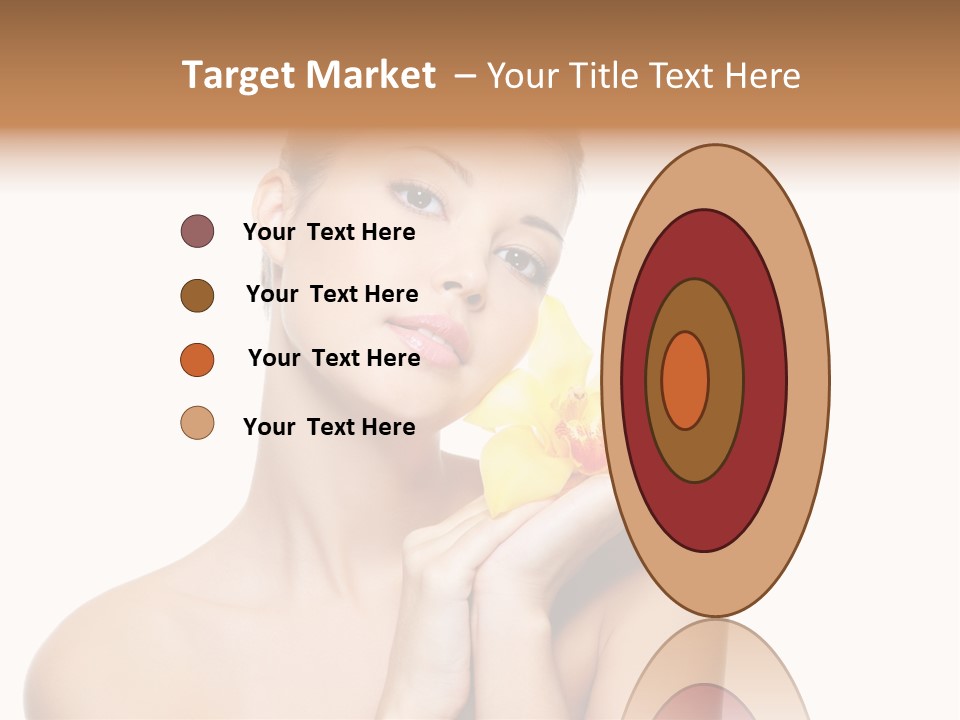 Skincare Care Caucasian PowerPoint Template