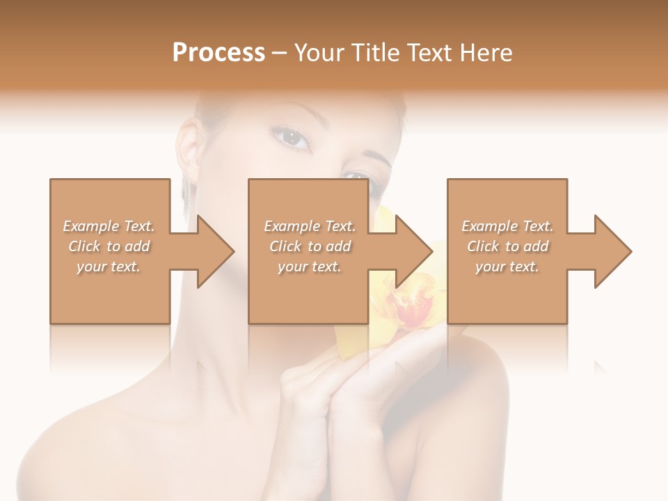 Skincare Care Caucasian PowerPoint Template