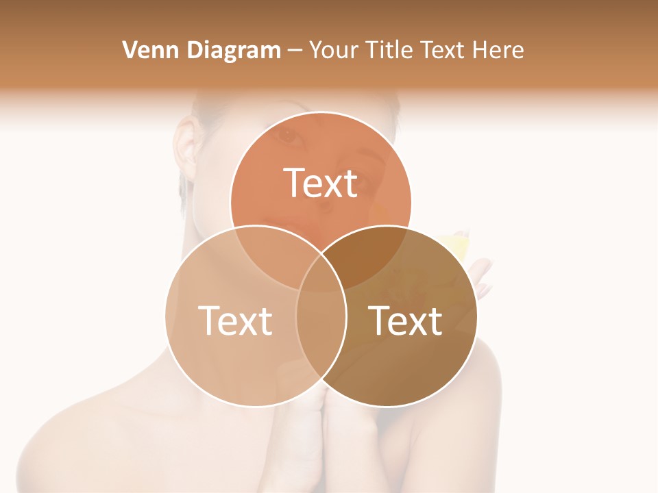 Skincare Care Caucasian PowerPoint Template