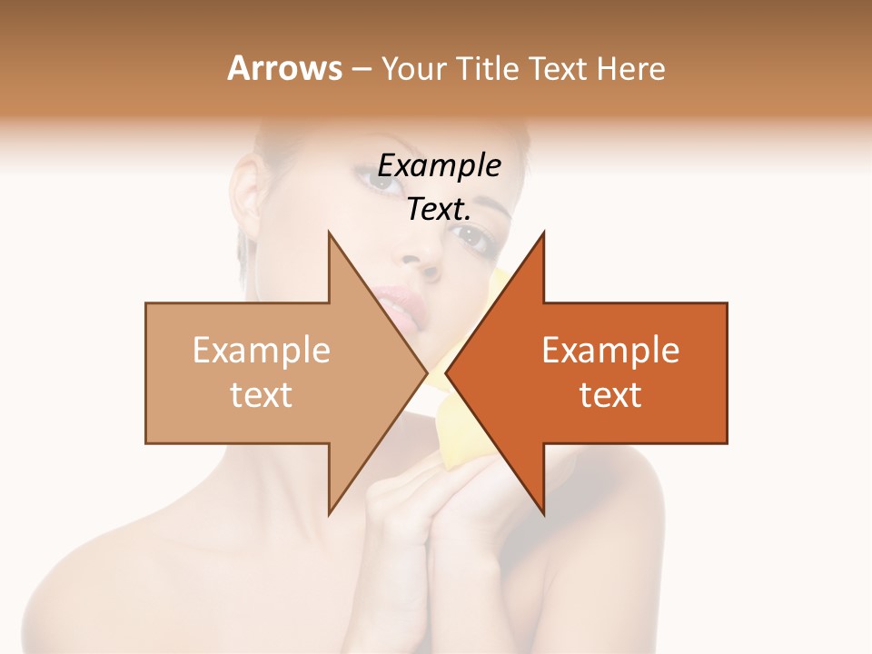 Skincare Care Caucasian PowerPoint Template