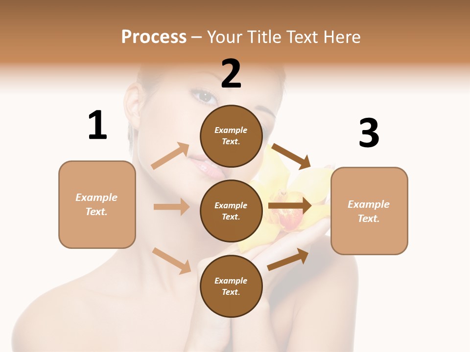 Skincare Care Caucasian PowerPoint Template