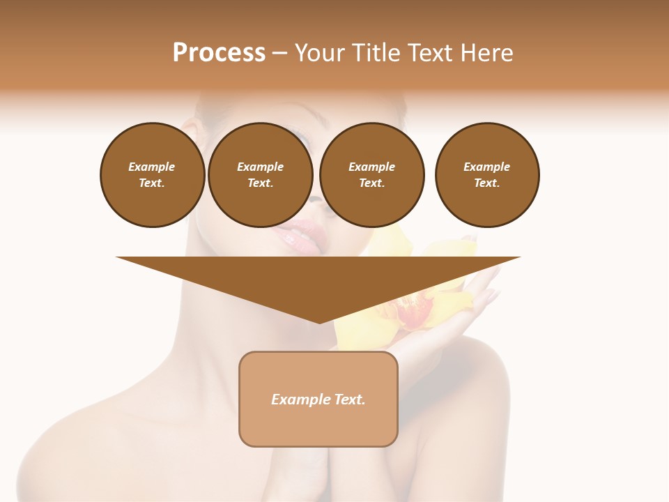 Skincare Care Caucasian PowerPoint Template