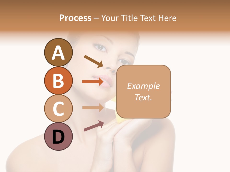 Skincare Care Caucasian PowerPoint Template