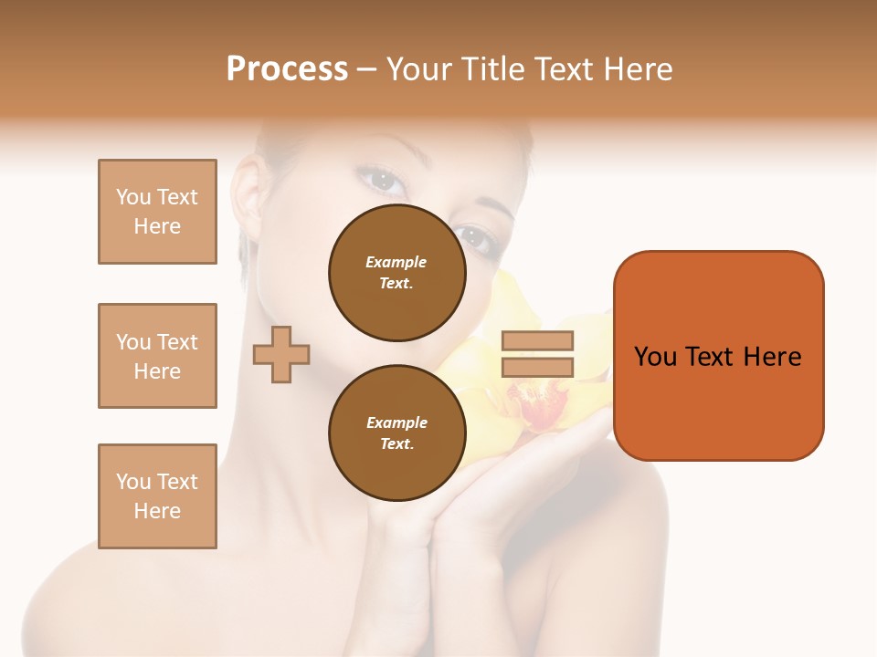 Skincare Care Caucasian PowerPoint Template