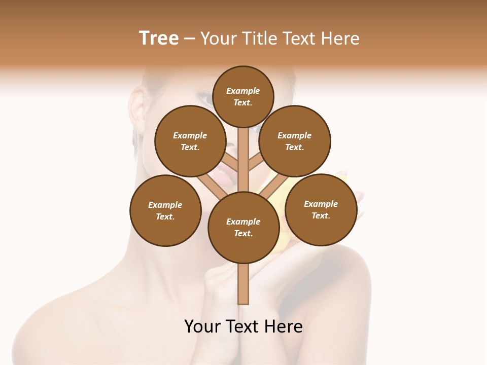 Skincare Care Caucasian PowerPoint Template