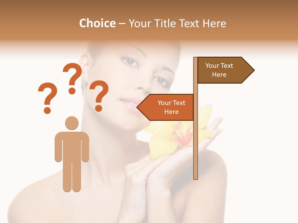 Skincare Care Caucasian PowerPoint Template