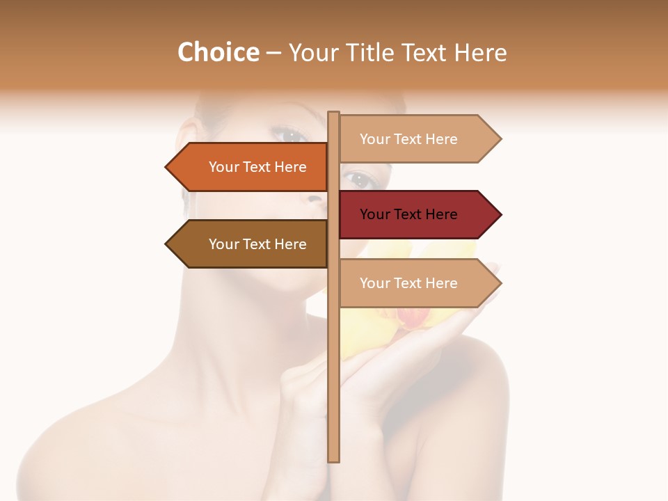 Skincare Care Caucasian PowerPoint Template