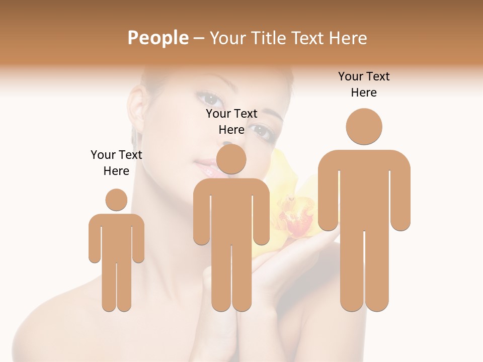 Skincare Care Caucasian PowerPoint Template