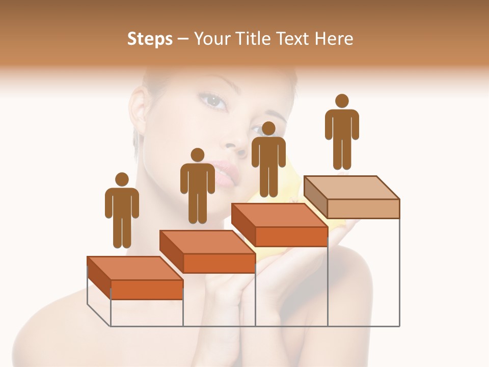 Skincare Care Caucasian PowerPoint Template