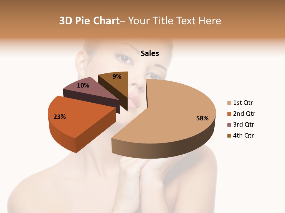 Skincare Care Caucasian PowerPoint Template