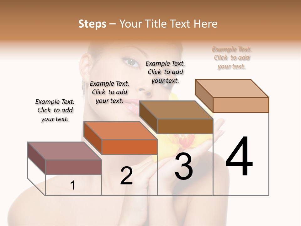 Skincare Care Caucasian PowerPoint Template