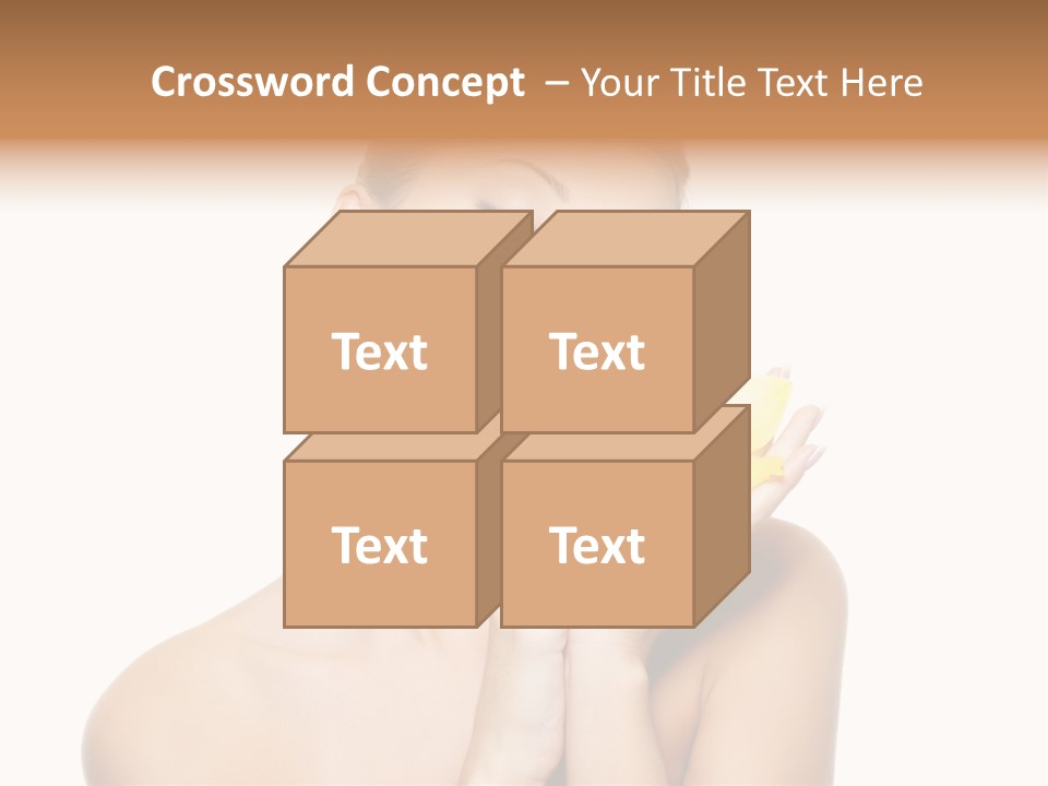 Bodycare Isolated Skin PowerPoint Template