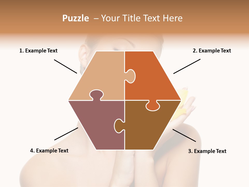 Bodycare Isolated Skin PowerPoint Template