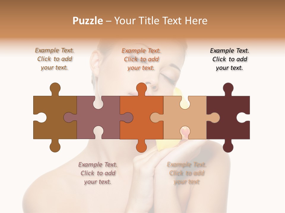 Bodycare Isolated Skin PowerPoint Template