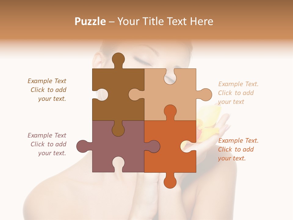 Bodycare Isolated Skin PowerPoint Template