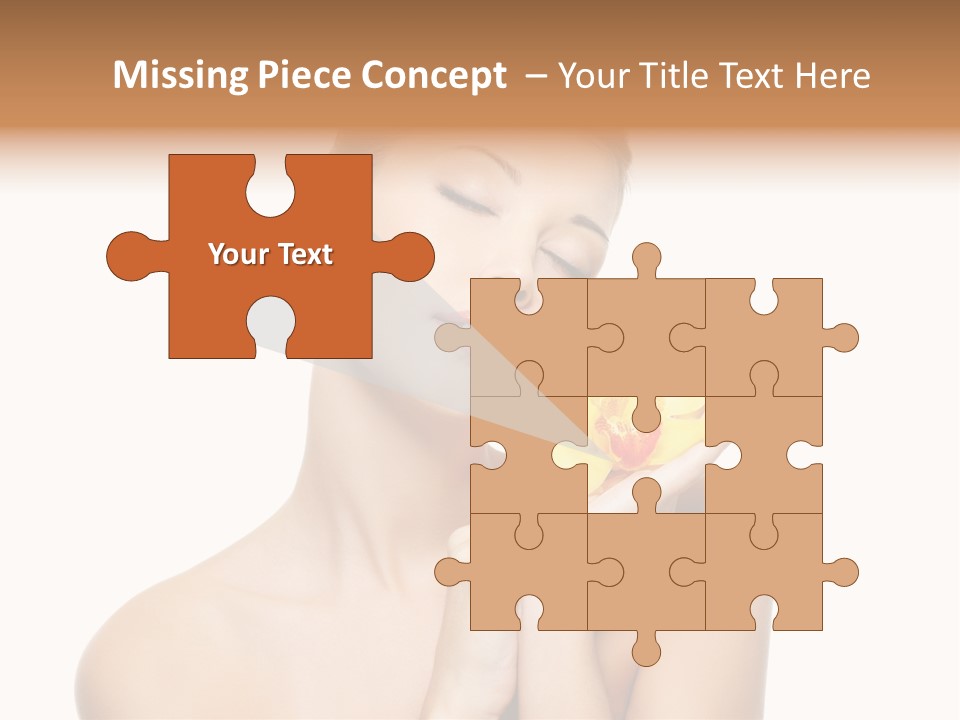 Bodycare Isolated Skin PowerPoint Template