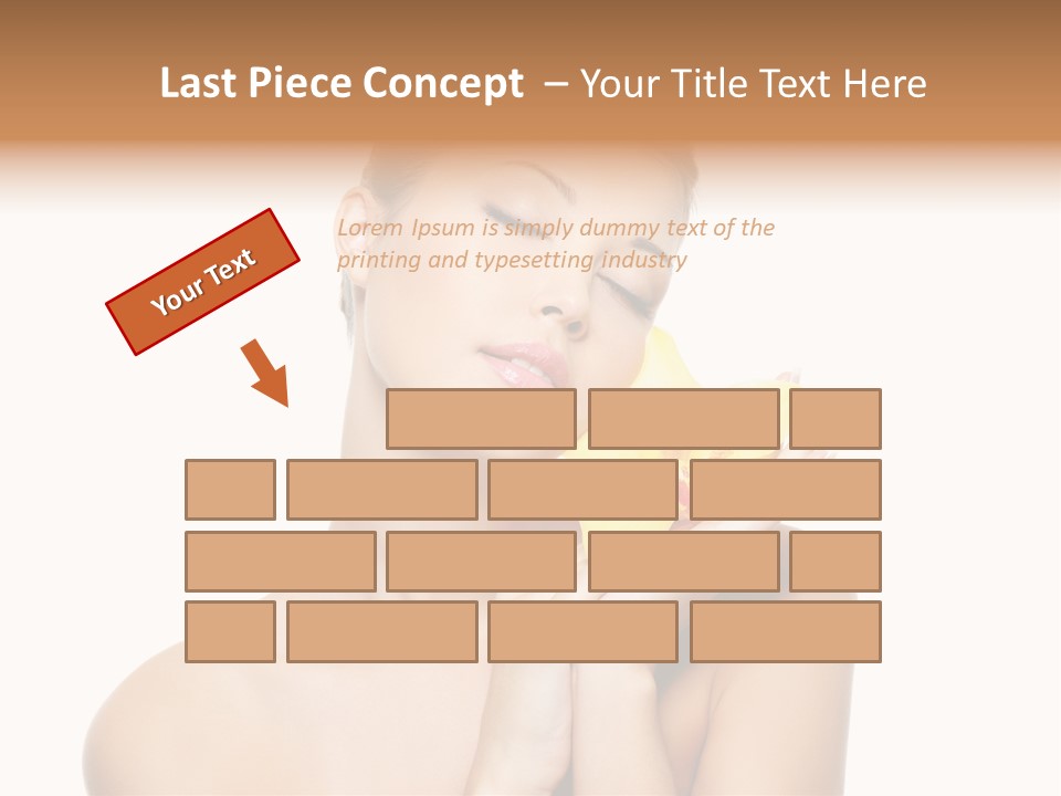 Bodycare Isolated Skin PowerPoint Template