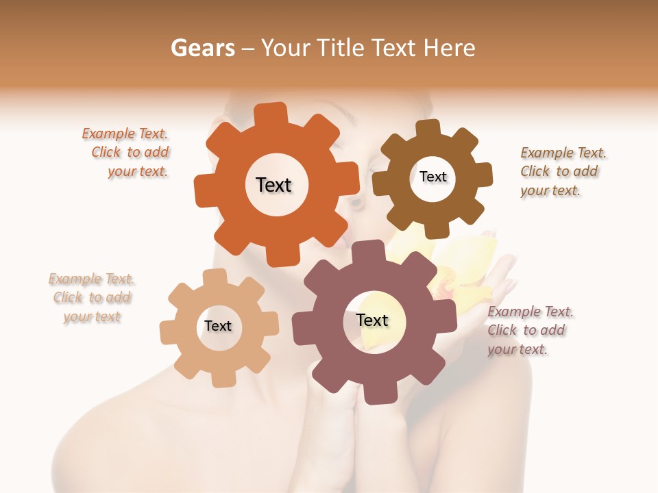 Bodycare Isolated Skin PowerPoint Template