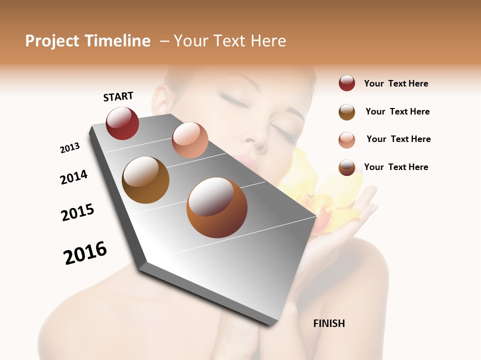 Bodycare Isolated Skin PowerPoint Template