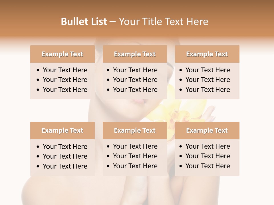 Bodycare Isolated Skin PowerPoint Template