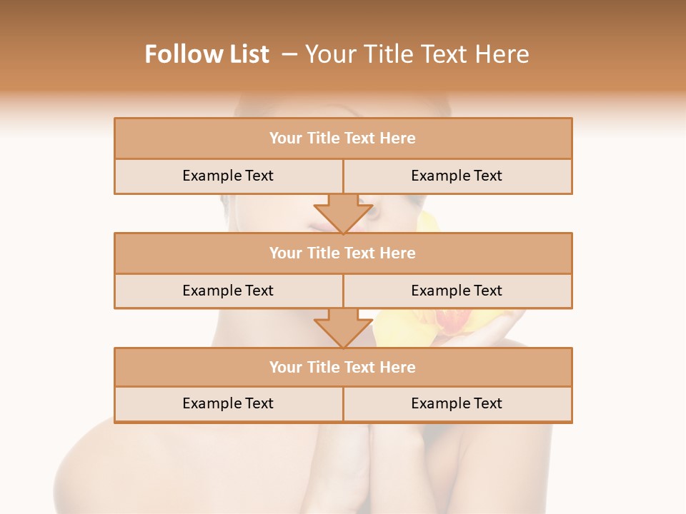 Bodycare Isolated Skin PowerPoint Template