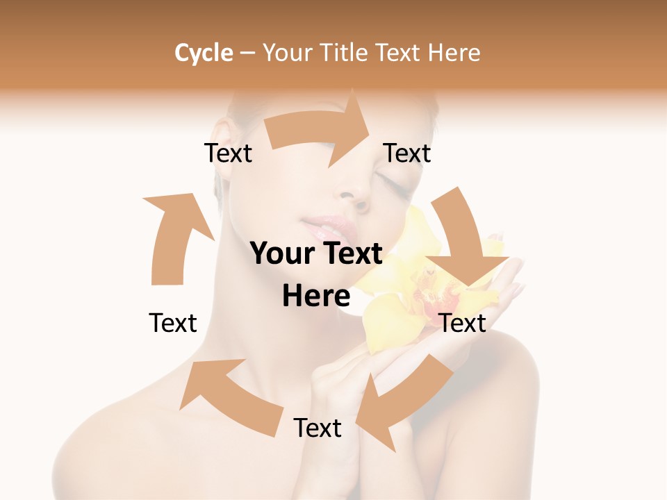 Bodycare Isolated Skin PowerPoint Template