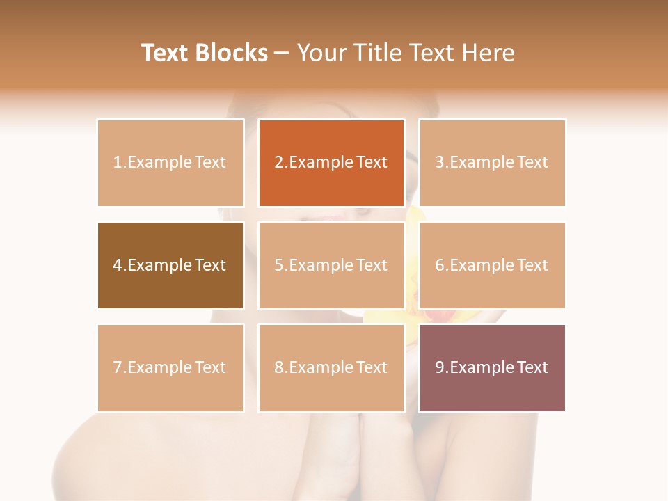 Bodycare Isolated Skin PowerPoint Template