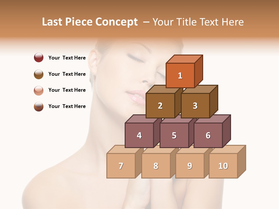Bodycare Isolated Skin PowerPoint Template