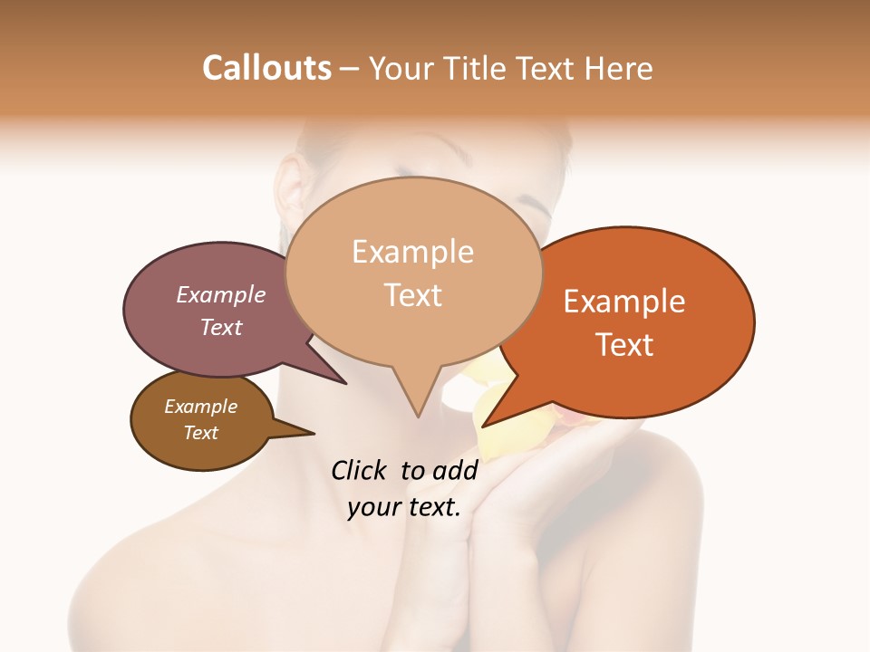 Bodycare Isolated Skin PowerPoint Template