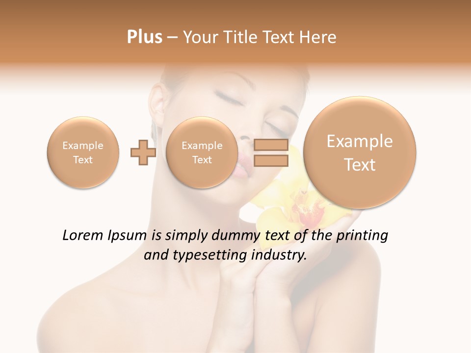 Bodycare Isolated Skin PowerPoint Template