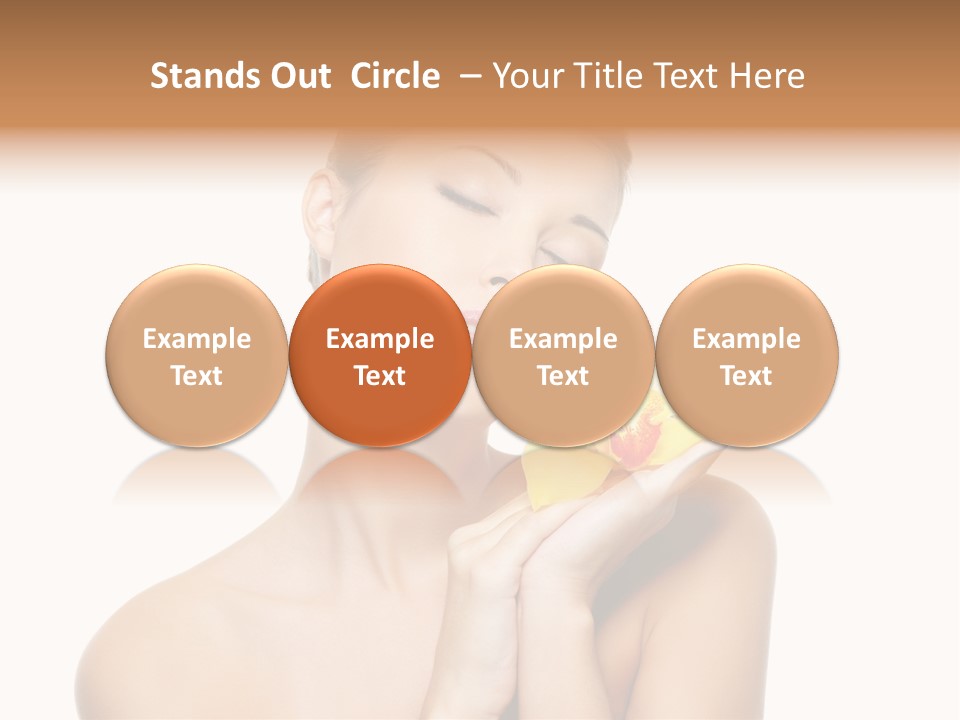 Bodycare Isolated Skin PowerPoint Template