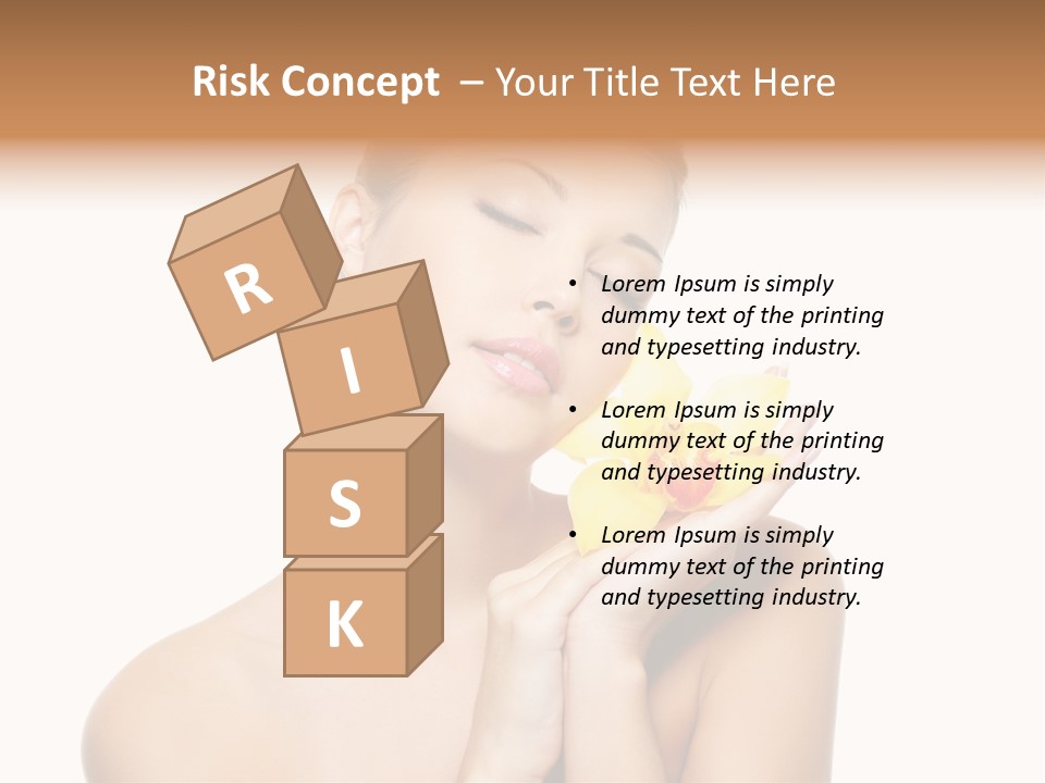 Bodycare Isolated Skin PowerPoint Template