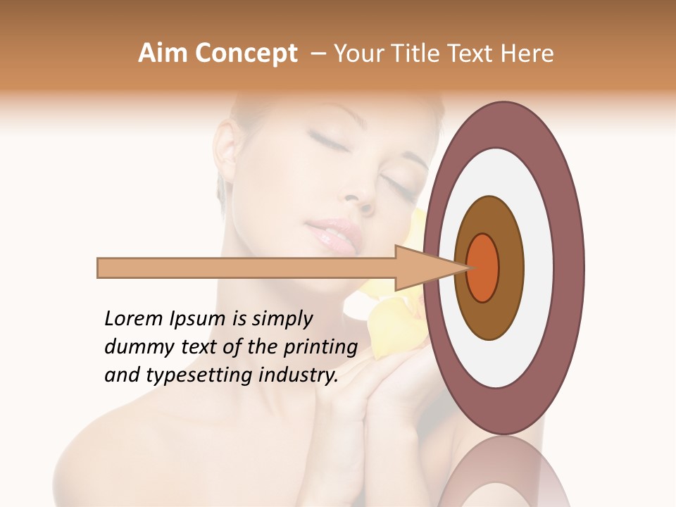 Bodycare Isolated Skin PowerPoint Template