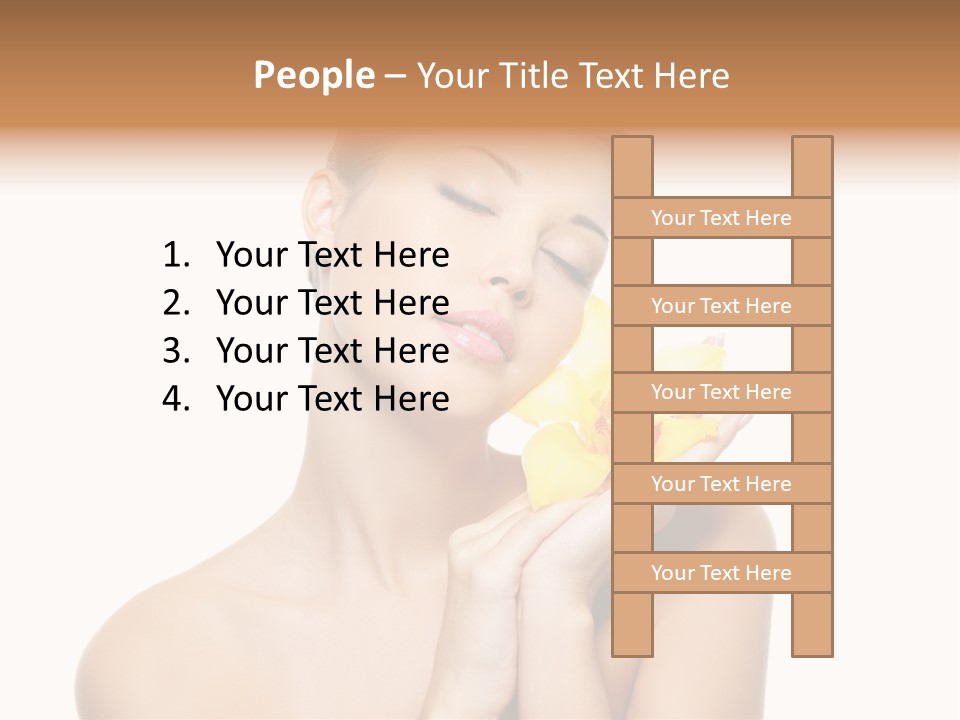 Bodycare Isolated Skin PowerPoint Template