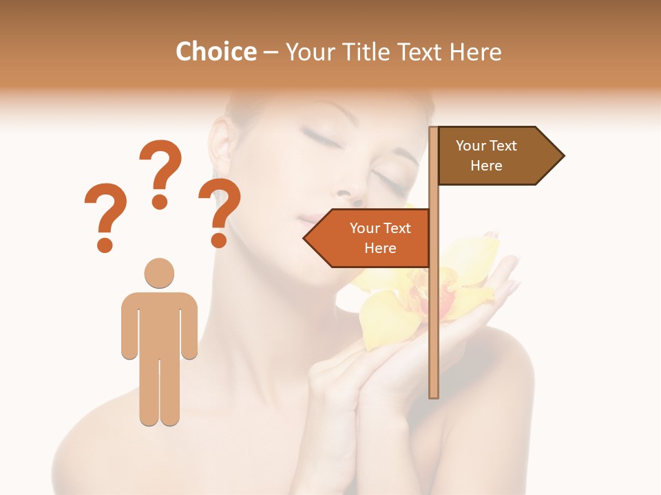 Bodycare Isolated Skin PowerPoint Template
