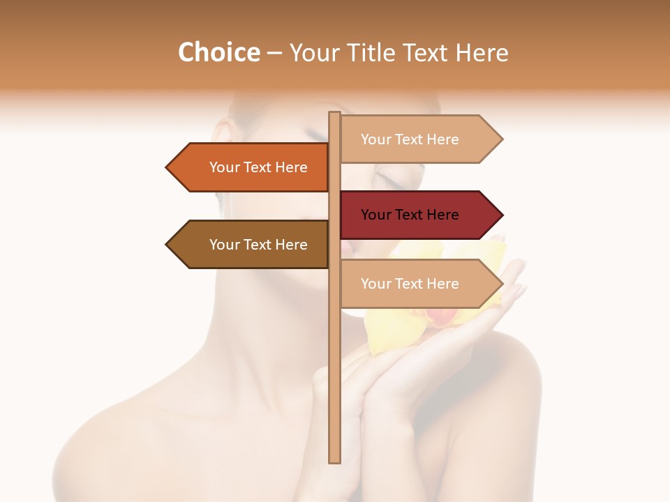 Bodycare Isolated Skin PowerPoint Template